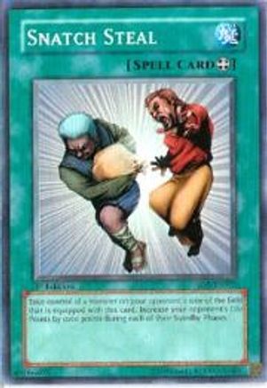 Snatch Steal (SD5-EN019) - Structure Deck: Warrior's Triumph 1st Edition - Premium Yugioh Single from Konami - Just $0.91! Shop now at Game Crave Tournament Store