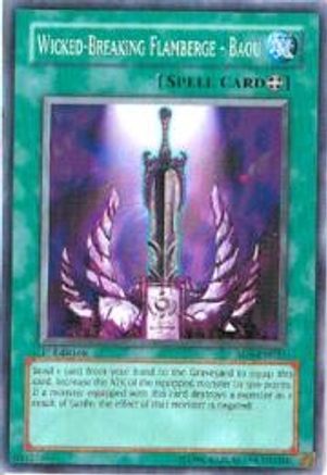 Wicked-Breaking Flamberge - Baou (SD5-EN027) - Structure Deck: Warrior's Triumph 1st Edition - Premium Yugioh Single from Konami - Just $0.25! Shop now at Game Crave Tournament Store