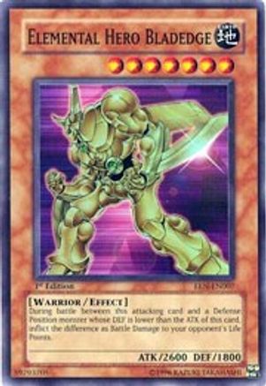 Elemental Hero Bladedge (EEN-EN007) - Elemental Energy 1st Edition - Premium Yugioh Single from Konami - Just $1.03! Shop now at Game Crave Tournament Store