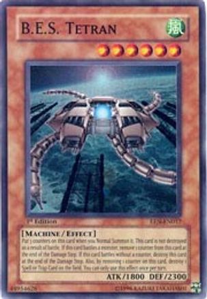 B.E.S. Tetran (EEN-EN017) - Elemental Energy Unlimited - Premium Yugioh Single from Konami - Just $0.31! Shop now at Game Crave Tournament Store