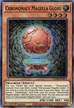 Chronomaly Magella Globe (DAMA-EN013) - Dawn of Majesty 1st Edition - Premium Yugioh Single from Konami - Just $0.25! Shop now at Game Crave Tournament Store
