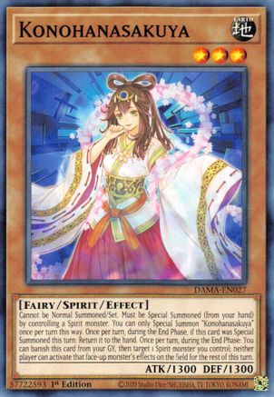 Konohanasakuya (DAMA-EN027) - Dawn of Majesty 1st Edition - Premium Yugioh Single from Konami - Just $0.25! Shop now at Game Crave Tournament Store
