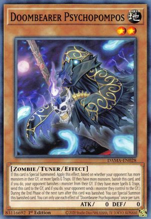 Doombearer Psychopompos (DAMA-EN028) - Dawn of Majesty 1st Edition - Premium Yugioh Single from Konami - Just $0.08! Shop now at Game Crave Tournament Store