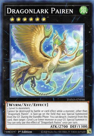 Dragonlark Pairen (DAMA-EN046) - Dawn of Majesty 1st Edition - Premium Yugioh Single from Konami - Just $0.25! Shop now at Game Crave Tournament Store