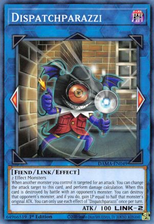 Dispatchparazzi (DAMA-EN049) - Dawn of Majesty 1st Edition - Premium Yugioh Single from Konami - Just $0.25! Shop now at Game Crave Tournament Store
