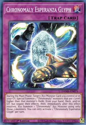 Chronomaly Esperanza Glyph (DAMA-EN075) - Dawn of Majesty 1st Edition - Premium Yugioh Single from Konami - Just $0.25! Shop now at Game Crave Tournament Store