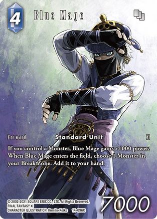 Blue Mage (Full Art) (OPUS XIV: CRYSTAL ABYSS) Foil - Premium Final Fantasy Single from Opus XIV: Crystal Abyss - Just $8.09! Shop now at Game Crave Tournament Store