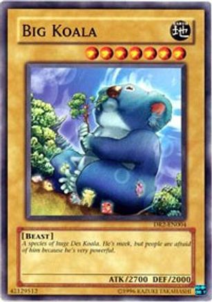Big Koala (DR2-EN004) - Dark Revelation Volume 2 Unlimited - Premium Yugioh Single from Konami - Just $0.50! Shop now at Game Crave Tournament Store