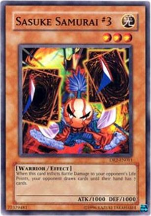 Sasuke Samurai #3 (DR2-EN011) - Dark Revelation Volume 2 Unlimited - Premium Yugioh Single from Konami - Just $0.36! Shop now at Game Crave Tournament Store