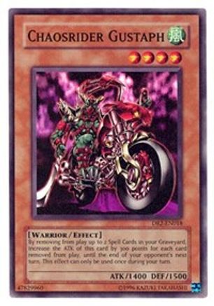 Chaosrider Gustaph (DR2-EN018) - Dark Revelation Volume 2 Unlimited - Premium Yugioh Single from Konami - Just $0.63! Shop now at Game Crave Tournament Store