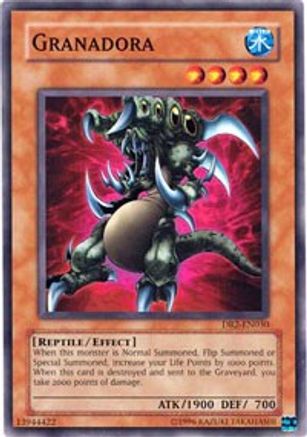 Granadora (DR2-EN030) - Dark Revelation Volume 2 Unlimited - Premium Yugioh Single from Konami - Just $0.58! Shop now at Game Crave Tournament Store