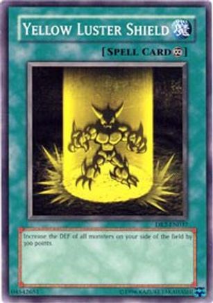 Yellow Luster Shield (DR2-EN037) - Dark Revelation Volume 2 Unlimited - Premium Yugioh Single from Konami - Just $0.30! Shop now at Game Crave Tournament Store
