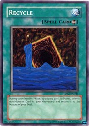 Recycle (DR2-EN041) - Dark Revelation Volume 2 Unlimited - Premium Yugioh Single from Konami - Just $0.27! Shop now at Game Crave Tournament Store