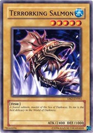 Terrorking Salmon (DR2-EN061) - Dark Revelation Volume 2 Unlimited - Premium Yugioh Single from Konami - Just $0.53! Shop now at Game Crave Tournament Store