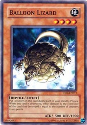 Balloon Lizard (DR2-EN073) - Dark Revelation Volume 2 Unlimited - Premium Yugioh Single from Konami - Just $0.25! Shop now at Game Crave Tournament Store