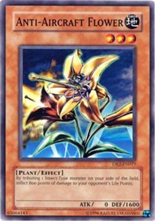 Anti-Aircraft Flower (DR2-EN077) - Dark Revelation Volume 2 Unlimited - Premium Yugioh Single from Konami - Just $0.25! Shop now at Game Crave Tournament Store