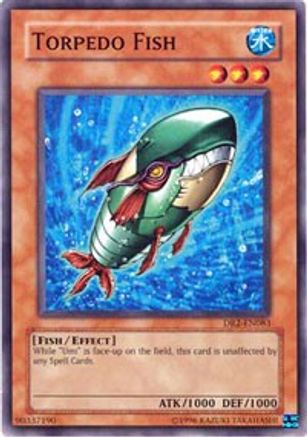 Torpedo Fish (DR2-EN083) - Dark Revelation Volume 2 Unlimited - Premium Yugioh Single from Konami - Just $0.36! Shop now at Game Crave Tournament Store