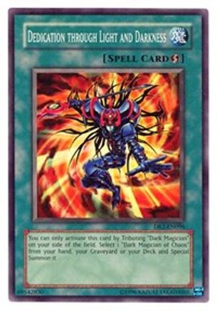 Dedication through Light and Darkness (DR2-EN096) - Dark Revelation Volume 2 Unlimited - Premium Yugioh Single from Konami - Just $0.93! Shop now at Game Crave Tournament Store