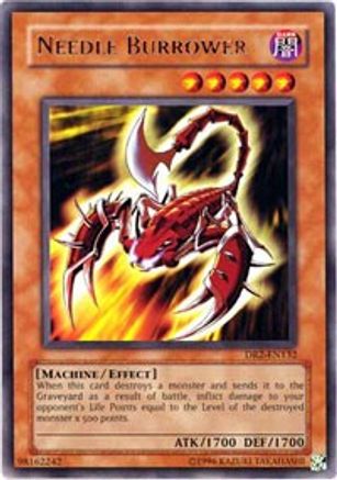 Needle Burrower (DR2-EN132) - Dark Revelation Volume 2 Unlimited - Premium Yugioh Single from Konami - Just $0.29! Shop now at Game Crave Tournament Store