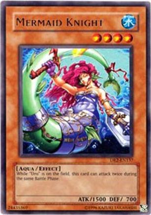 Mermaid Knight (DR2-EN137) - Dark Revelation Volume 2 Unlimited - Premium Yugioh Single from Konami - Just $4.31! Shop now at Game Crave Tournament Store