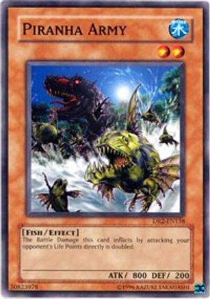 Piranha Army (DR2-EN138) - Dark Revelation Volume 2 Unlimited - Premium Yugioh Single from Konami - Just $0.25! Shop now at Game Crave Tournament Store