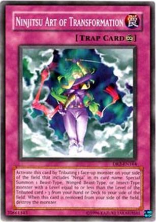 Ninjitsu Art of Transformation (DR2-EN164) - Dark Revelation Volume 2 Unlimited - Premium Yugioh Single from Konami - Just $0.25! Shop now at Game Crave Tournament Store