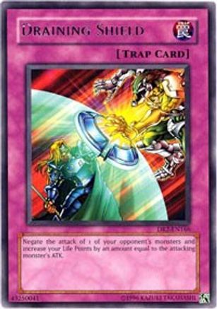 Draining Shield (DR2-EN166) - Dark Revelation Volume 2 Unlimited - Premium Yugioh Single from Konami - Just $1.58! Shop now at Game Crave Tournament Store
