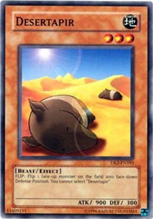 Desertapir (DR2-EN181) - Dark Revelation Volume 2 Unlimited - Premium Yugioh Single from Konami - Just $0.25! Shop now at Game Crave Tournament Store