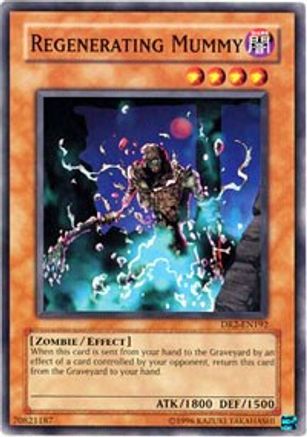 Regenerating Mummy (DR2-EN192) - Dark Revelation Volume 2 Unlimited - Premium Yugioh Single from Konami - Just $0.34! Shop now at Game Crave Tournament Store