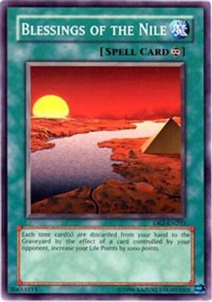 Blessings of the Nile (DR2-EN203) - Dark Revelation Volume 2 Unlimited - Premium Yugioh Single from Konami - Just $0.25! Shop now at Game Crave Tournament Store