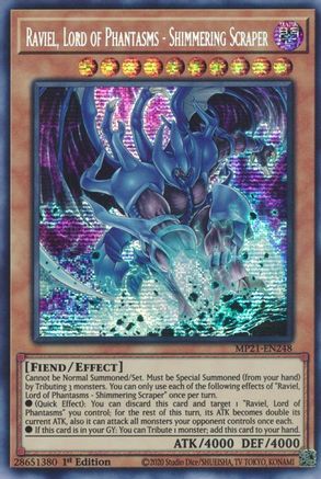 Raviel, Lord of Phantasms - Shimmering Scraper (MP21-EN248) - 2021 Tin of Ancient Battles 1st Edition - Premium Yugioh Single from Konami - Just $0.29! Shop now at Game Crave Tournament Store