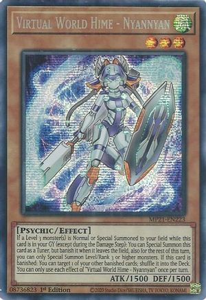 Virtual World Hime - Nyannyan (MP21-EN223) - 2021 Tin of Ancient Battles 1st Edition - Premium Yugioh Single from Konami - Just $0.25! Shop now at Game Crave Tournament Store