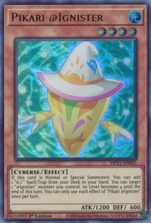 Pikari @Ignister (MP21-EN001) - 2021 Tin of Ancient Battles 1st Edition - Premium Yugioh Single from Konami - Just $0.25! Shop now at Game Crave Tournament Store