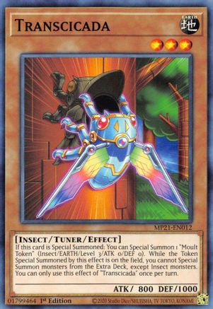 Transcicada (MP21-EN012) - 2021 Tin of Ancient Battles 1st Edition - Premium Yugioh Single from Konami - Just $0.25! Shop now at Game Crave Tournament Store
