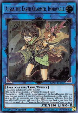 Aussa the Earth Charmer, Immovable (MP21-EN019) - 2021 Tin of Ancient Battles 1st Edition - Premium Yugioh Single from Konami - Just $0.26! Shop now at Game Crave Tournament Store