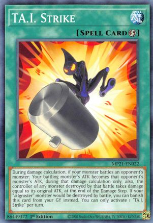 TA.I. Strike (MP21-EN022) - 2021 Tin of Ancient Battles 1st Edition - Premium Yugioh Single from Konami - Just $0.25! Shop now at Game Crave Tournament Store