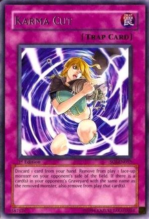 Karma Cut (SOI-EN053) - Shadow of Infinity Unlimited - Premium Yugioh Single from Konami - Just $4.30! Shop now at Game Crave Tournament Store