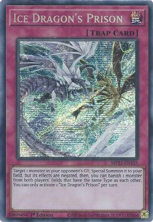 Ice Dragon's Prison (MP21-EN155) - 2021 Tin of Ancient Battles 1st Edition - Premium Yugioh Single from Konami - Just $0.43! Shop now at Game Crave Tournament Store
