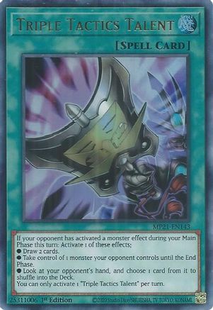 Game Crave Tournament Store - Triple Tactics Talent (MP21-EN143)