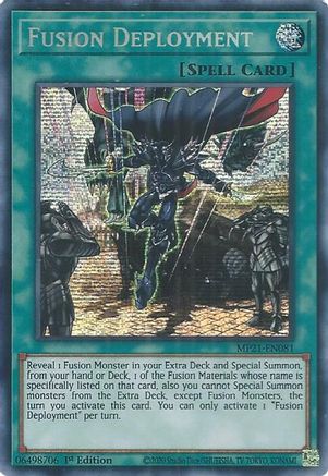 Fusion Deployment (MP21-EN081) - 2021 Tin of Ancient Battles 1st Edition - Premium Yugioh Single from Konami - Just $0.67! Shop now at Game Crave Tournament Store