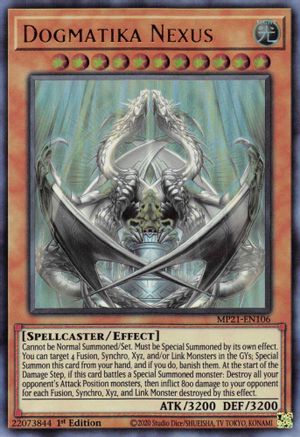 Dogmatika Nexus (MP21-EN106) - 2021 Tin of Ancient Battles 1st Edition - Premium Yugioh Single from Konami - Just $0.25! Shop now at Game Crave Tournament Store