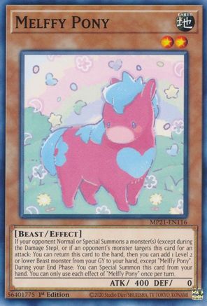 yugioh 2021 tins card list Game Crave Tournament Store - Melffy Pony (MP21-EN116)