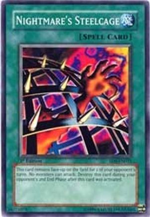Nightmare's Steelcage (SD6-EN031) - Structure Deck: Spellcaster's Judgment Unlimited - Premium Yugioh Single from Konami - Just $0.26! Shop now at Game Crave Tournament Store