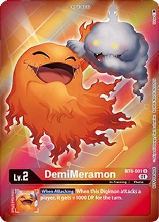 DemiMeramon (Box Topper) (BT6-001) - Double Diamond Foil - Premium Digimon Single from Bandai - Just $0.08! Shop now at Game Crave Tournament Store