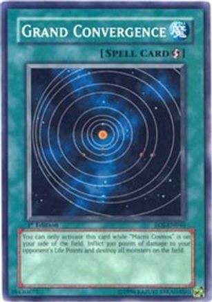Grand Convergence (EOJ-EN046) - Enemy of Justice 1st Edition - Premium Yugioh Single from Konami - Just $0.25! Shop now at Game Crave Tournament Store