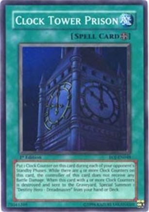 Clock Tower Prison (EOJ-EN048) - Enemy of Justice Unlimited - Premium Yugioh Single from Konami - Just $0.93! Shop now at Game Crave Tournament Store
