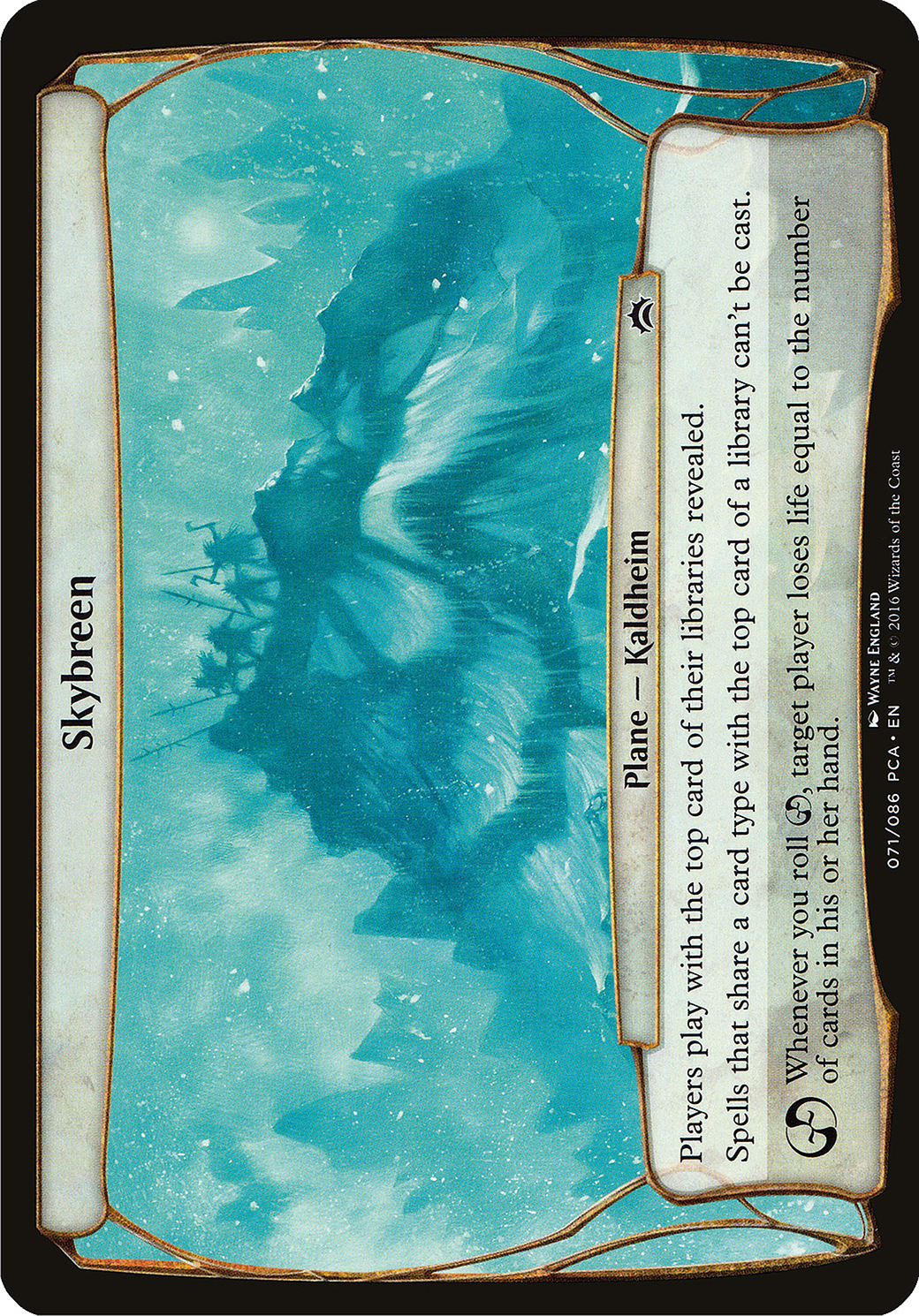 Skybreen (OPCA-071) - Planechase Anthology Planes - Premium MTG Single from Wizards of the Coast - Just $2.64! Shop now at Game Crave Tournament Store