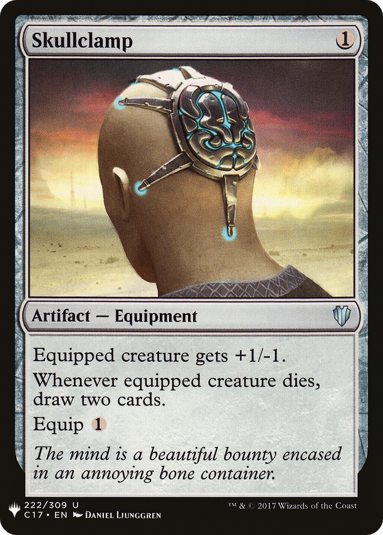 Skullclamp (MB1-1630) - Mystery Booster - Premium MTG Single from Wizards of the Coast - Just $1.59! Shop now at Game Crave Tournament Store