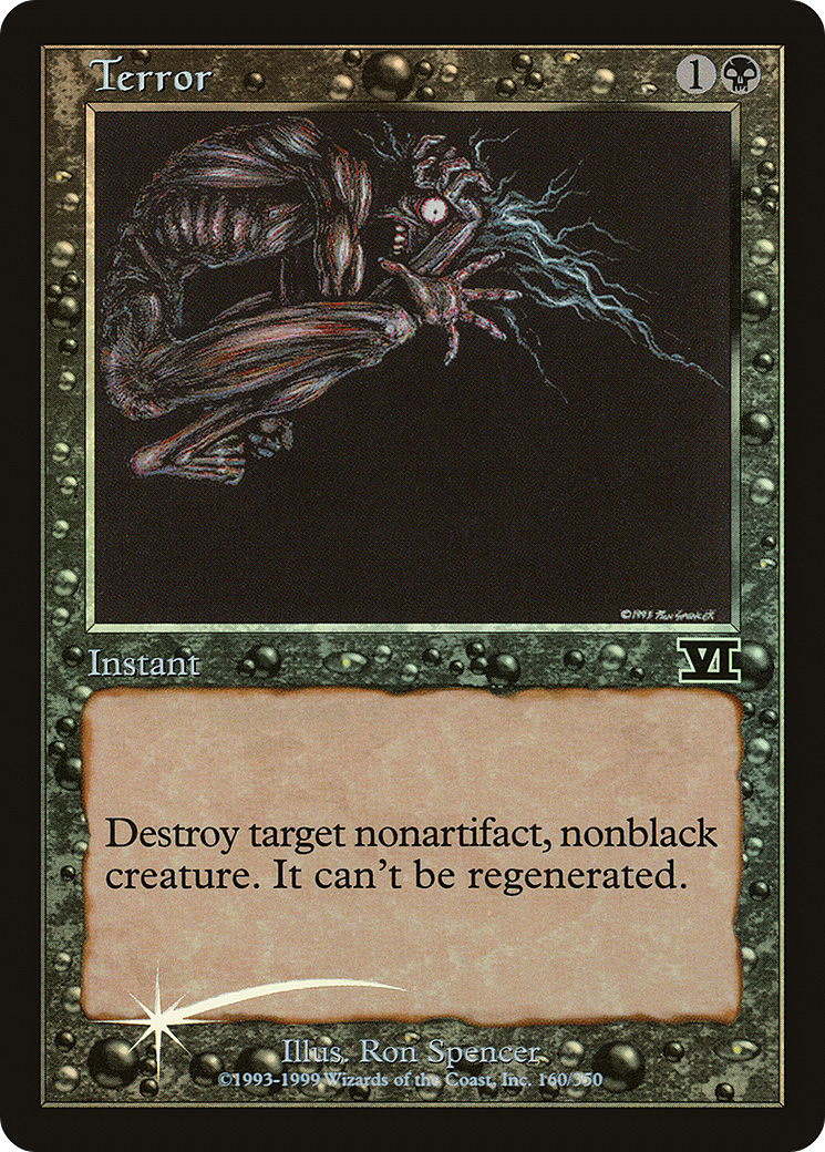 Terror (FNM-002) - Friday Night Magic 2000 Foil - Premium MTG Single from Wizards of the Coast - Just $12.98! Shop now at Game Crave Tournament Store
