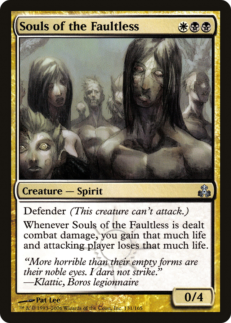 Souls of the Faultless (GPT-131) - Guildpact Foil - Premium MTG Single from Wizards of the Coast - Just $2.10! Shop now at Game Crave Tournament Store